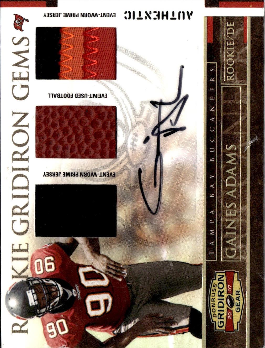 Gaines Adams [Autograph] #226