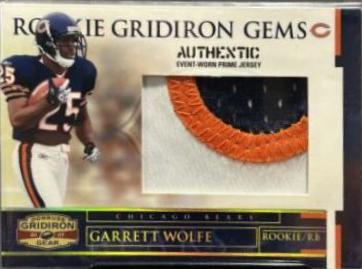 Garrett Wolfe [Rookie Jersey Jumbo Swatch Prime] #223