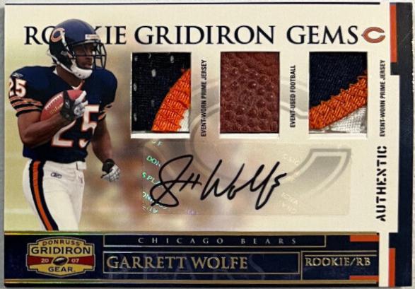 Garrett Wolfe [Rookie Jersey Prime Autograph] #223