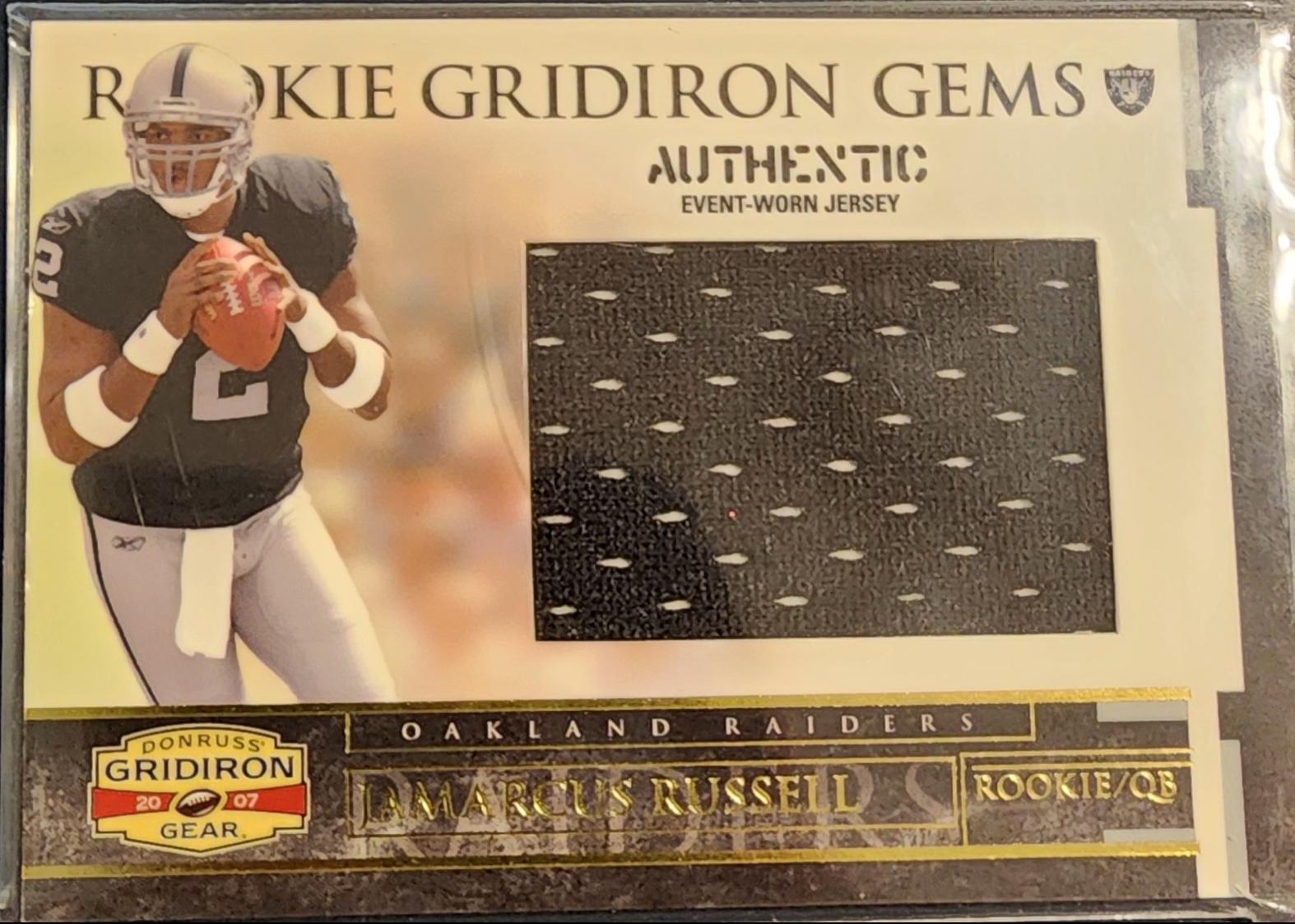 JaMarcus Russell [Rookie Jersey Jumbo Swatch] #227