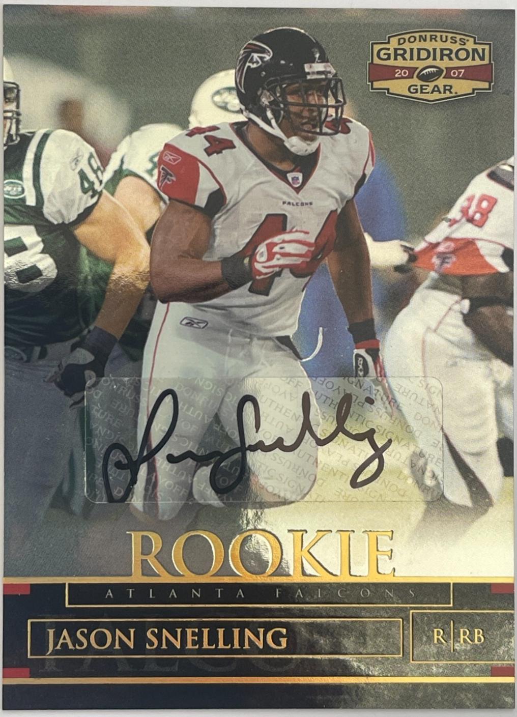 Jason Snelling [Autograph Gold Holofoil] #148