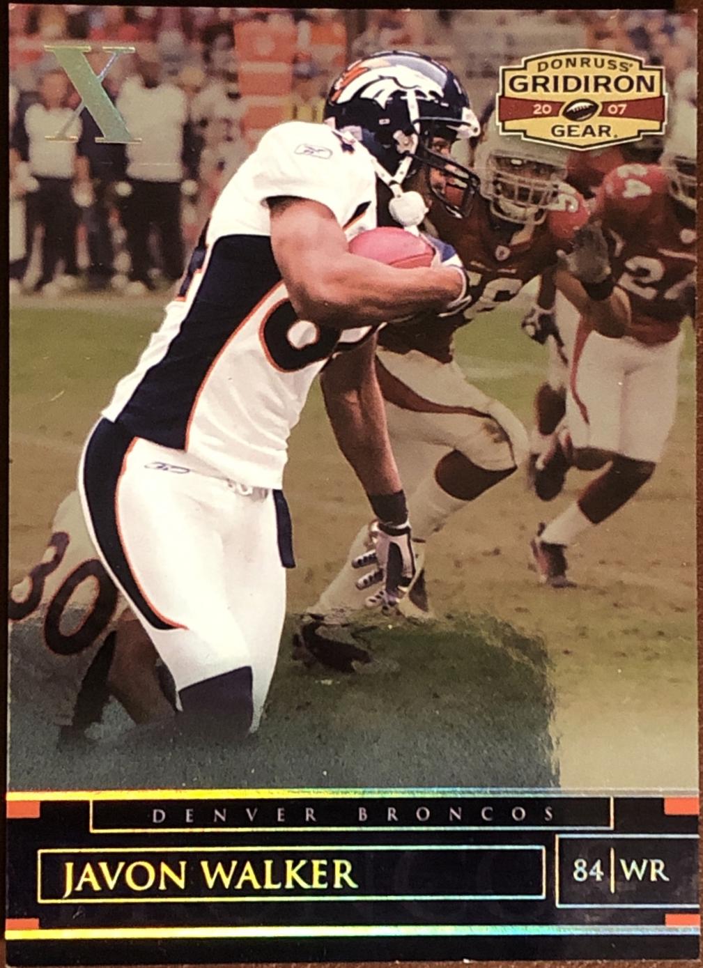 Javon Walker [Silver Holofoil X's] #90