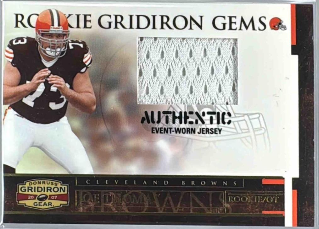 Joe Thomas [Rookie Jersey Jumbo Swatch] #203