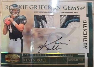 Kevin Kolb [Rookie Jersey Prime Autograph] #215