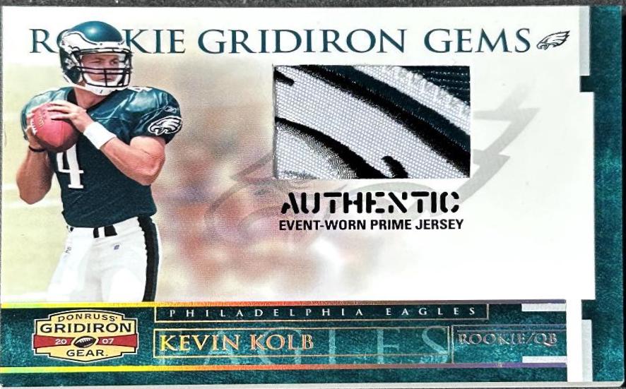 Kevin Kolb [Rookie Jersey Prime] #215