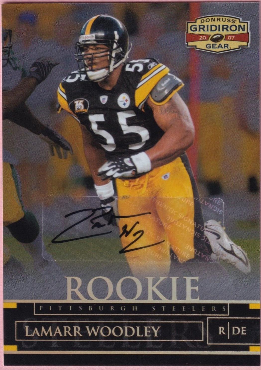 LaMarr Woodley [Autograph Gold Holofoil] #160