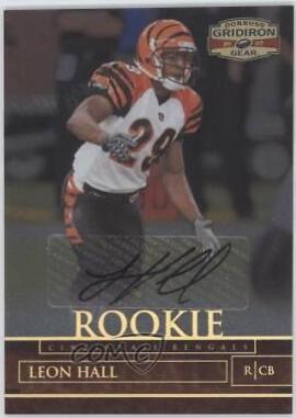 Leon Hall [Autograph Gold Holofoil] #165