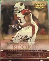 Levi Brown [Autograph Gold Holofoil] #166