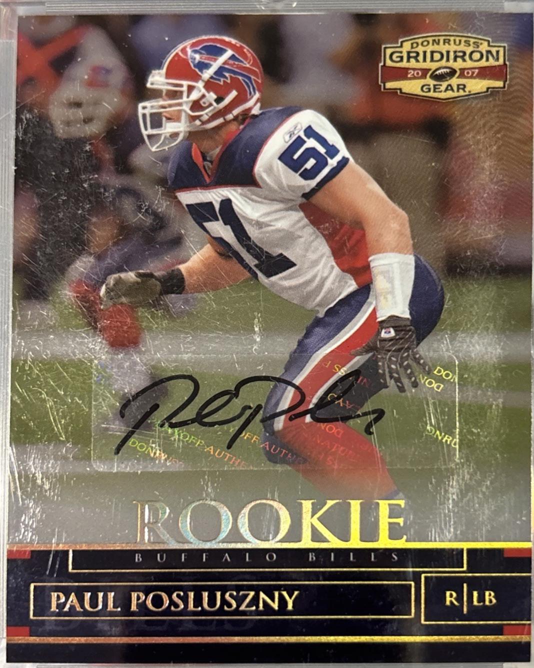 Paul Posluszny [Autograph Gold Holofoil] #173