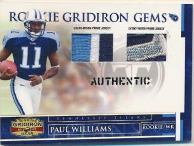 Paul Williams [Rookie Jersey Combos Prime] #224