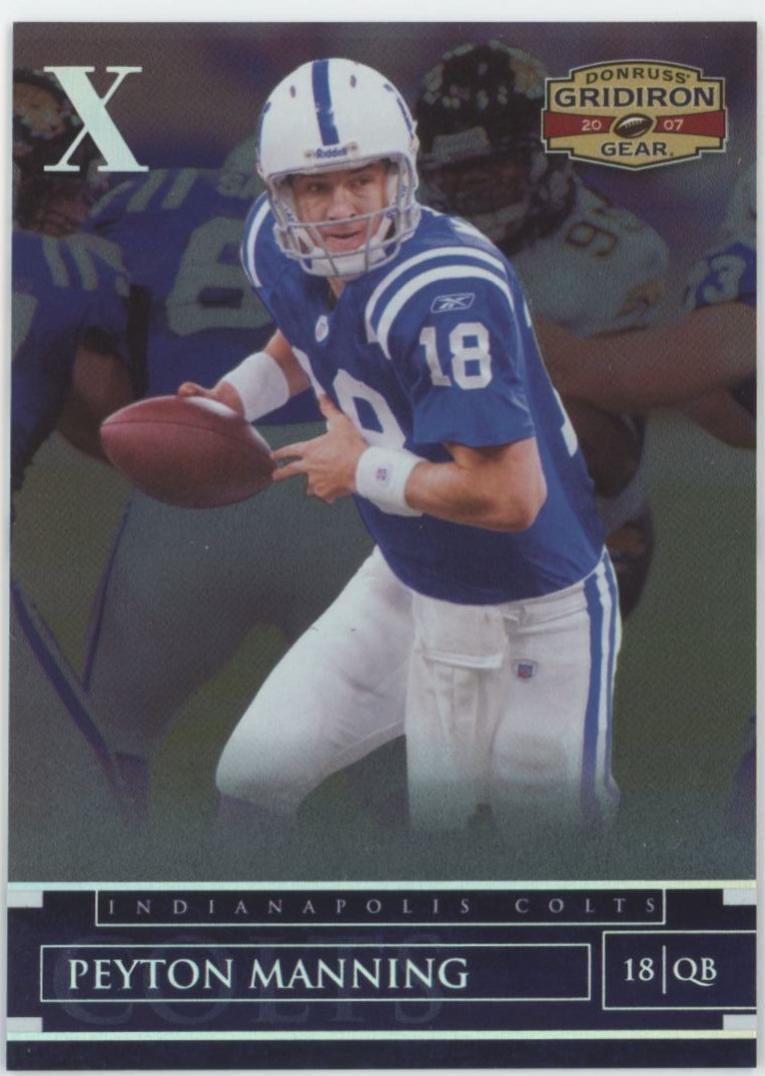 Peyton Manning [Silver Holofoil X's] #79