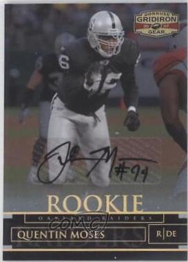 Quentin Moses [Autograph Gold Holofoil] #174