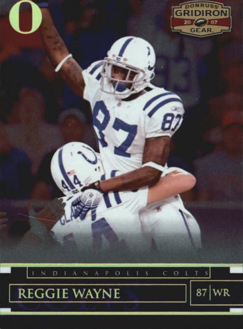 Reggie Wayne [Gold Holofoil O's] #82