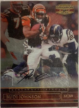 Rudi Johnson [Autograph Gold Holofoil] #67