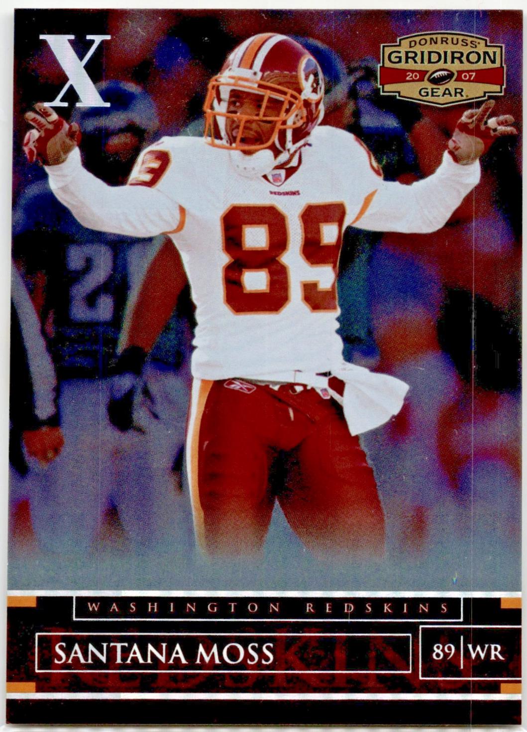 Santana Moss [Silver Holofoil X's] #13
