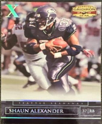 Shaun Alexander [Silver Holofoil X's] #49