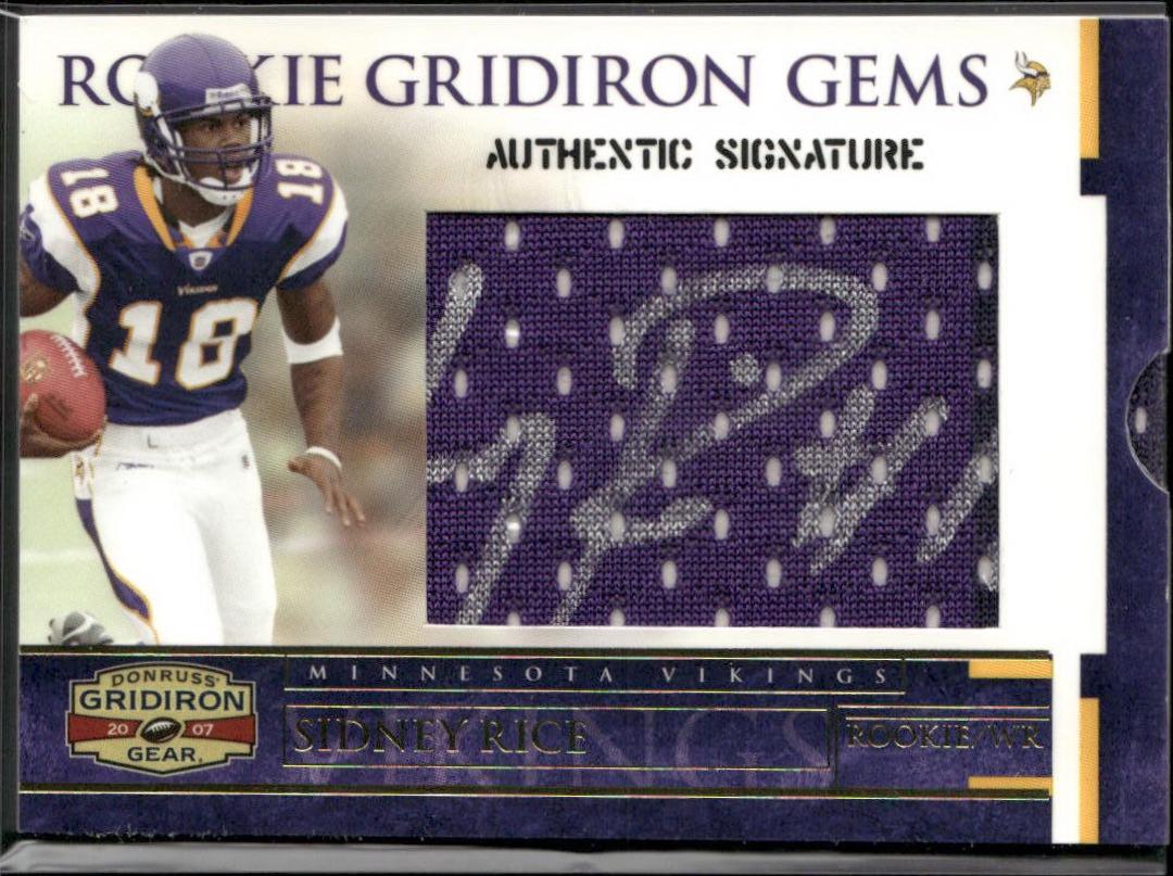 Sidney Rice [Autograph] #209