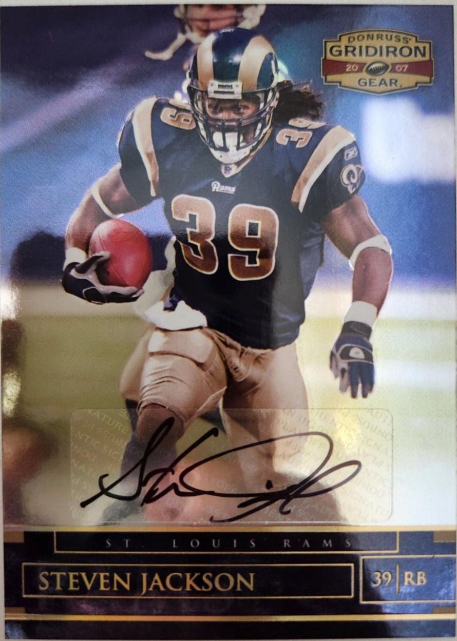 Steven Jackson [Autograph Gold Holofoil] #42
