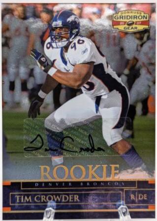 Tim Crowder [Autograph Gold Holofoil] #193