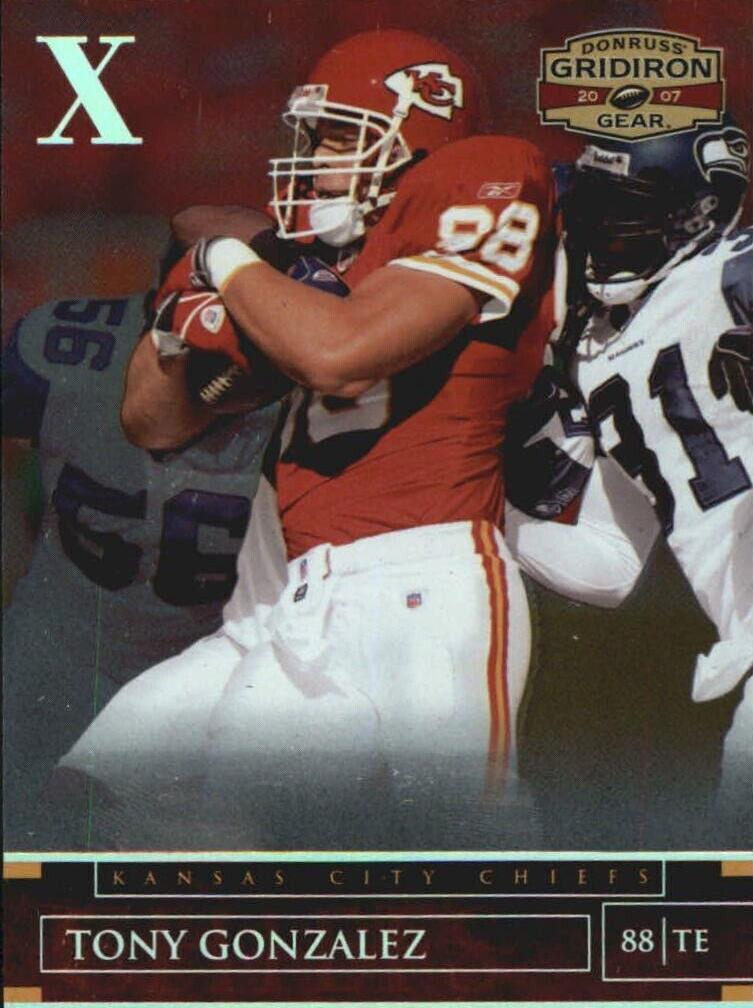 Tony Gonzalez [Silver Holofoil X's] #93