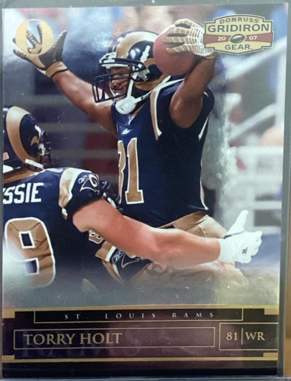 Torry Holt [Gold Holofoil O's] #43