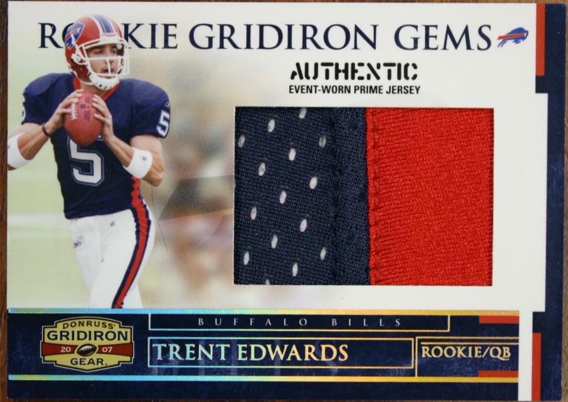Trent Edwards [Rookie Jersey Prime] #211