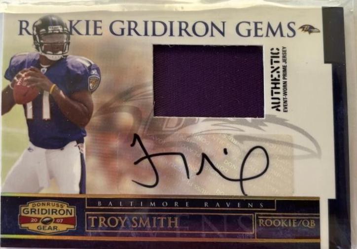 Troy Smith [Rookie Jersey Prime Autograph] #231