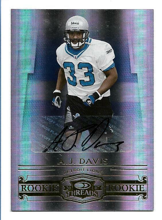 A.J. Davis [Autograph] #181