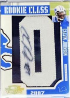 Calvin Johnson [Letter Patch Autograph] #258