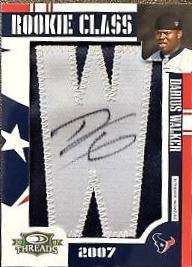 Darius Walker [Letter Patch Autograph] #286