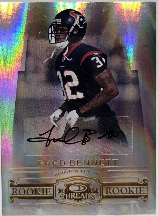 Fred Bennett [Autograph] #177