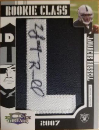 JaMarcus Russell [Letter Patch Autograph] #276