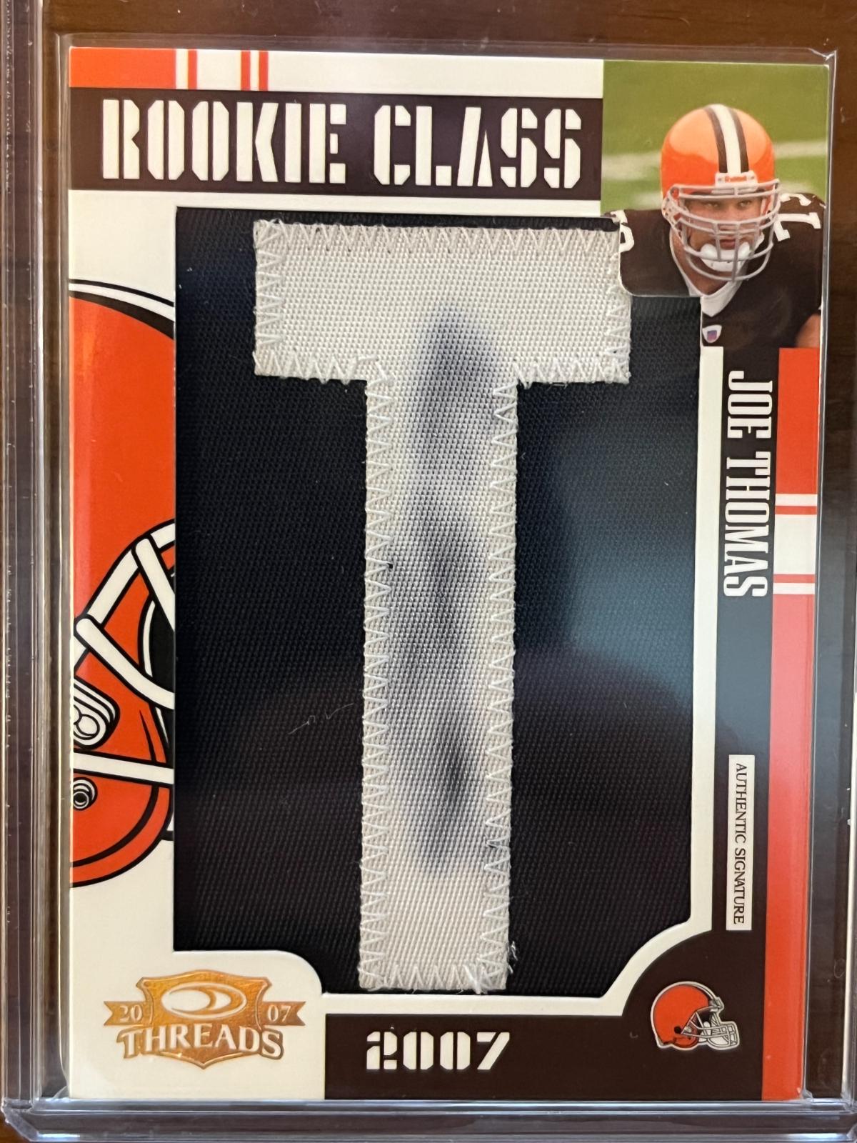 Joe Thomas [Letter Patch Autograph] #264