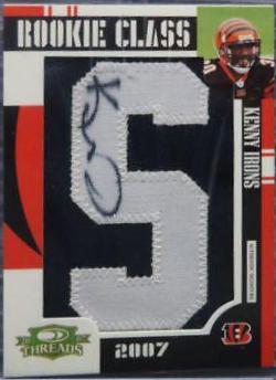Kenny Irons [Letter Patch Autograph] #263