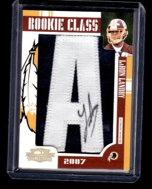 LaRon Landry [Letter Patch Autograph] #288