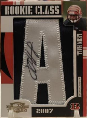 Leon Hall [Letter Patch Autograph] #285