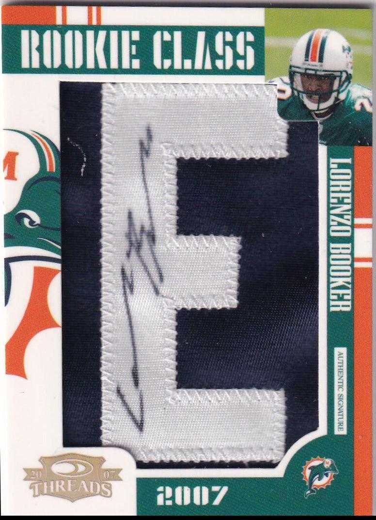 Lorenzo Booker [Letter Patch Autograph] #271