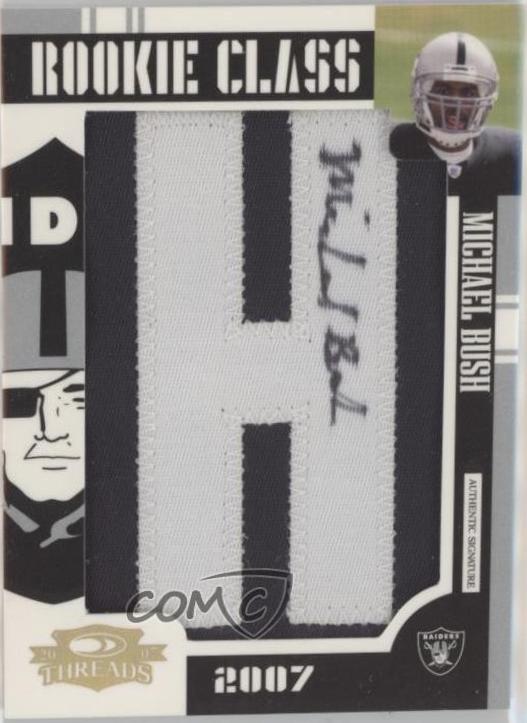 Michael Bush [Letter Patch Autograph] #277
