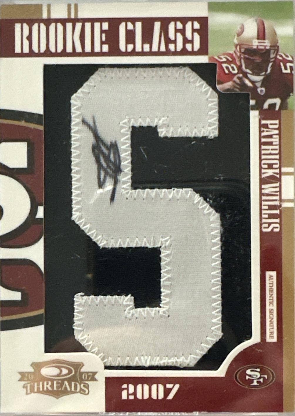 Patrick Willis [Letter Patch Autograph] #281