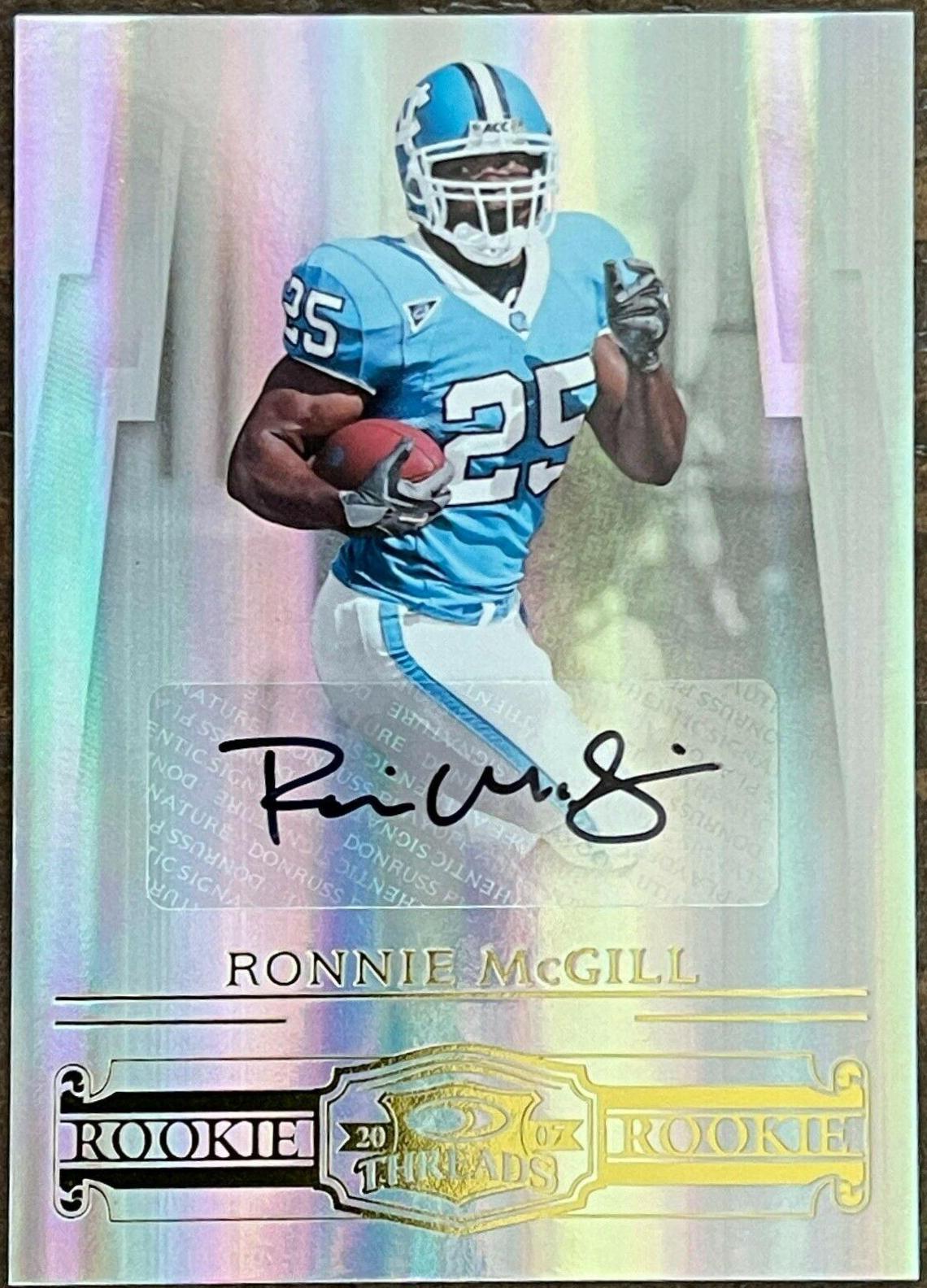 Ronnie McGill [Autograph] #217