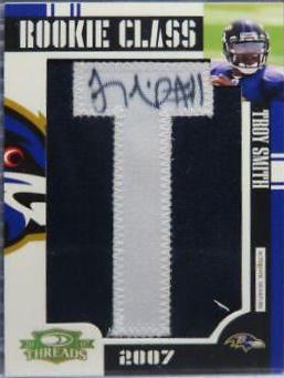 Troy Smith [Letter Patch Autograph] #260