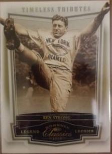 Ken Strong [Timeless Tributes Gold] #106