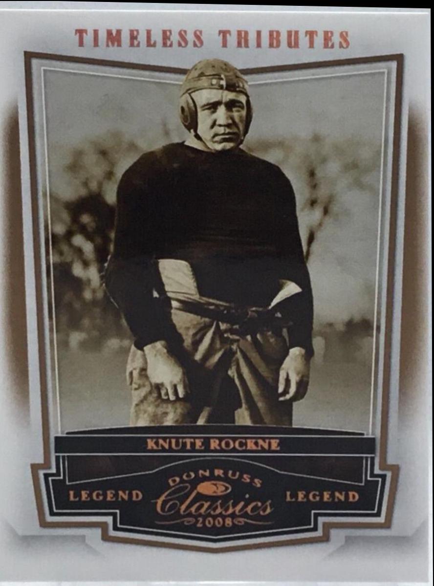 Knute Rockne [Timeless Tributes Bronze] #102