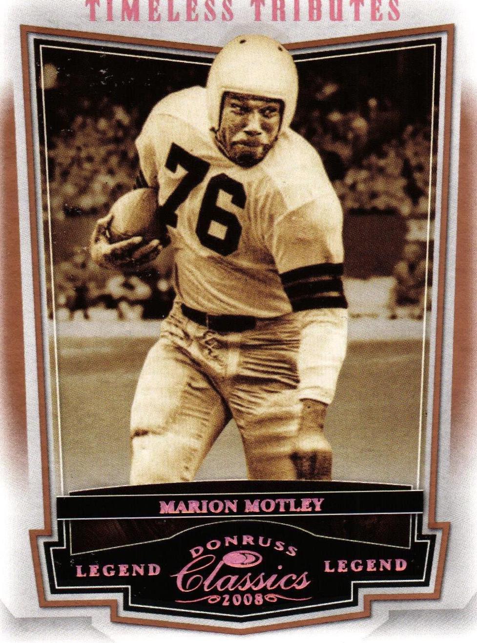 Marion Motley [Timeless Tributes Bronze] #107