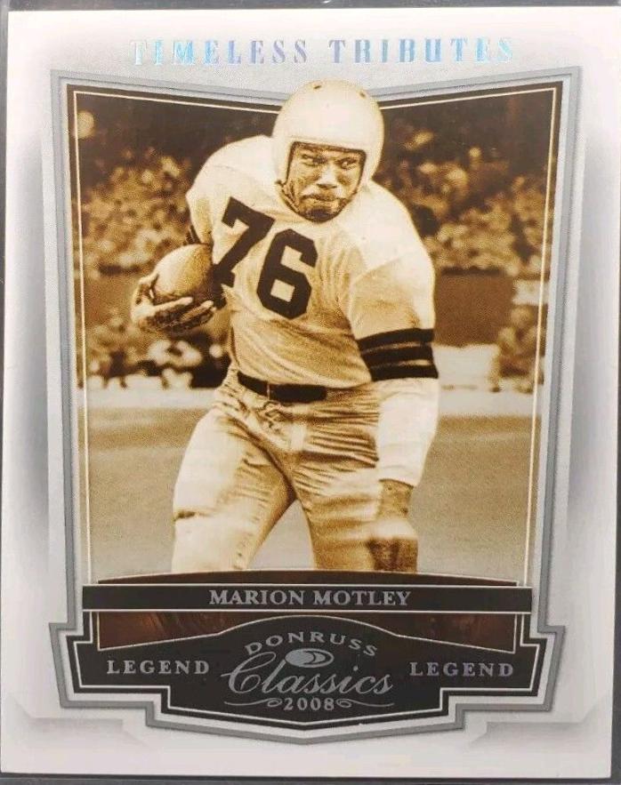 Marion Motley [Timeless Tributes Silver] #107