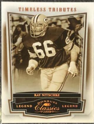 Ray Nitschke [Timeless Tributes Bronze] #120