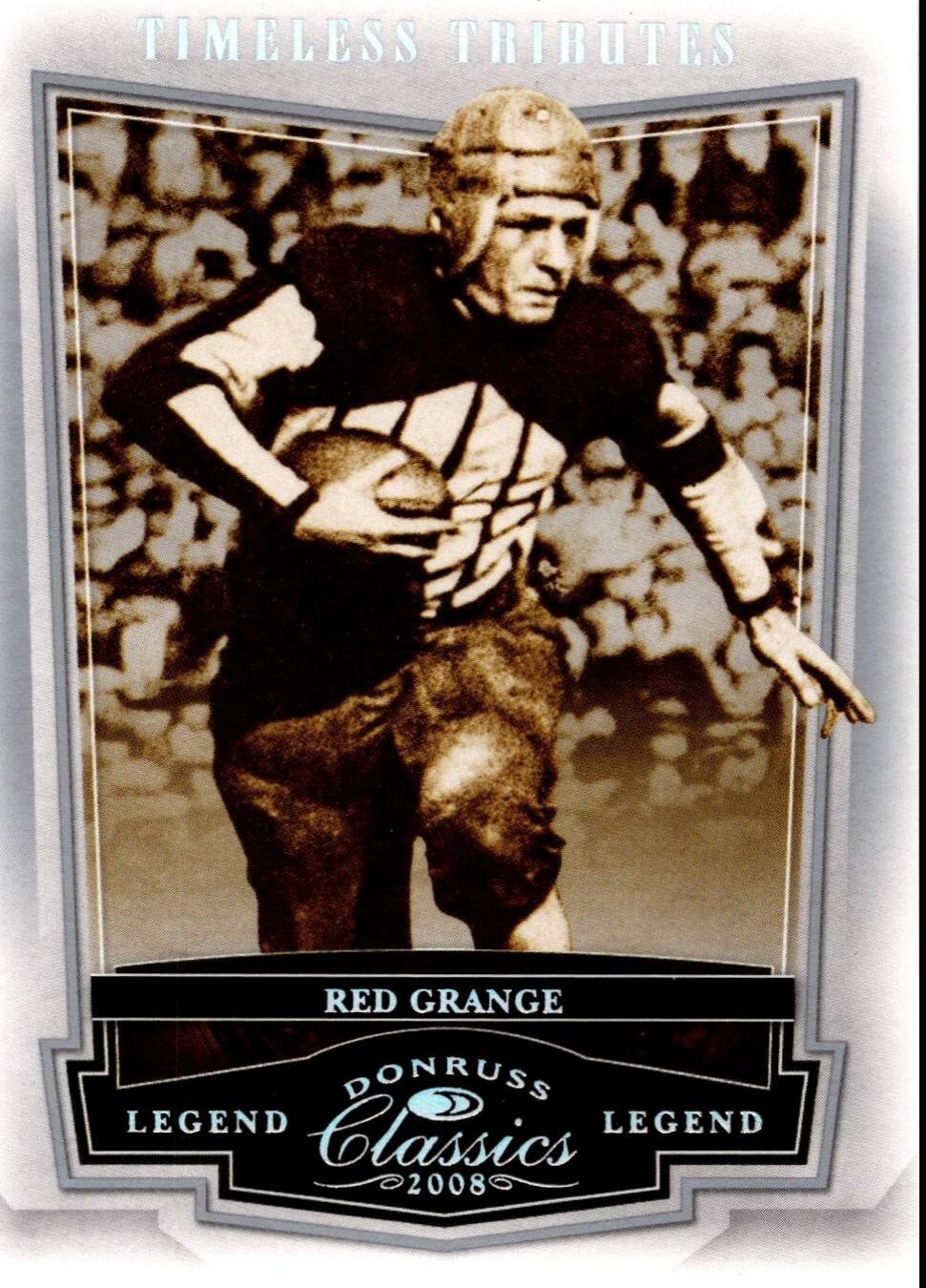 Red Grange [Timeless Tributes Silver] #114