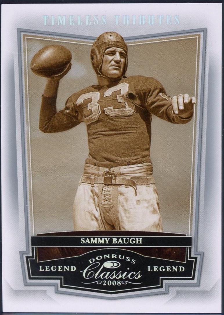 Sammy Baugh [Timeless Tributes Silver] #104