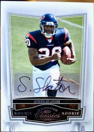 Steve Slaton [Autograph] #235