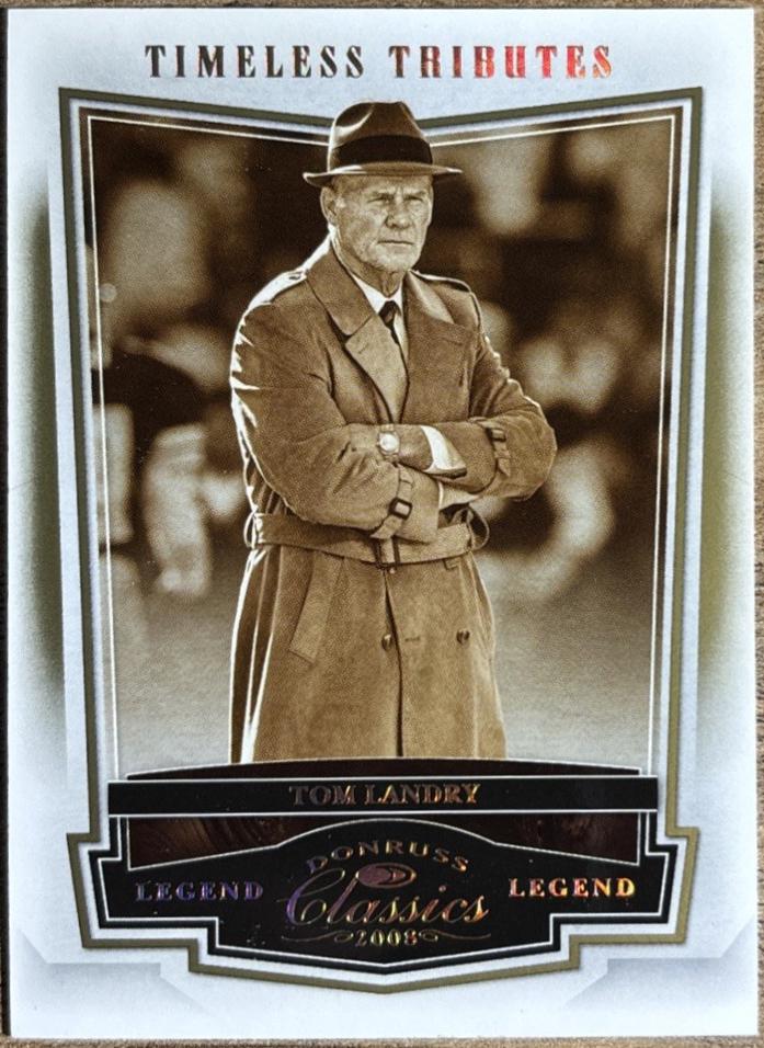 Tom Landry [Timeless Tributes Gold] #103